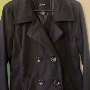 Me Jane Women's Navy Peacoat